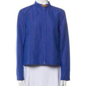 New - Lafayette 148 Blue Beaumont Jacket
